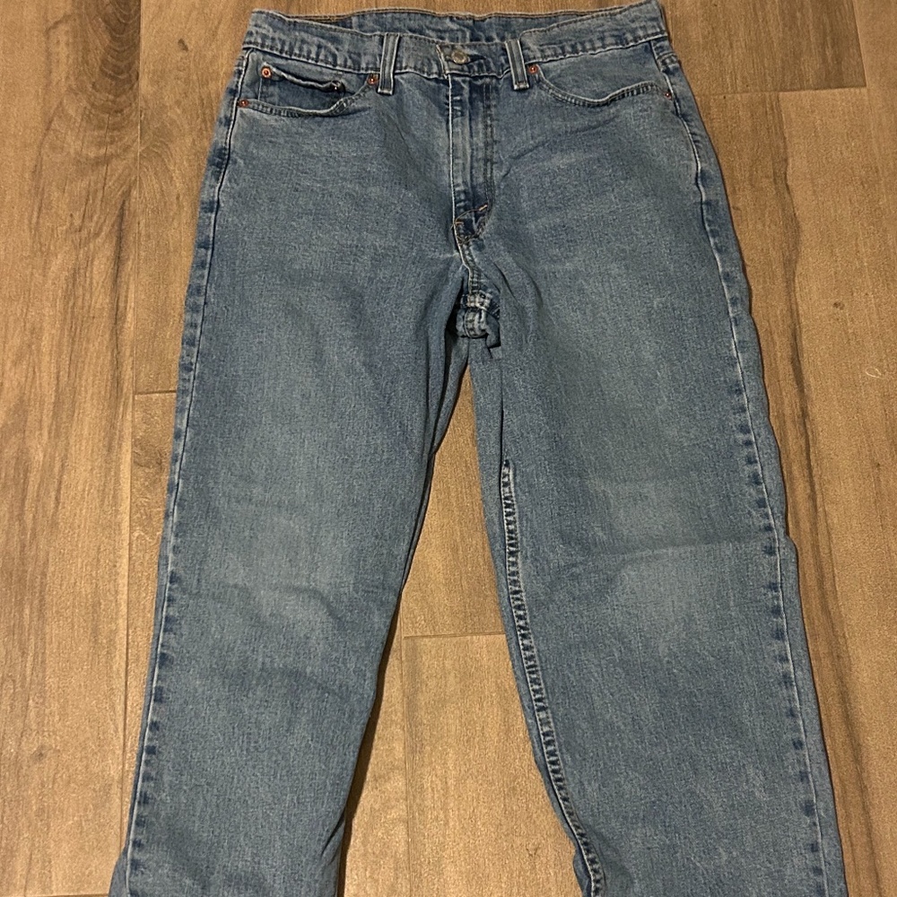 Levi's 550 Mens Washed Jeans Relaxed Fit